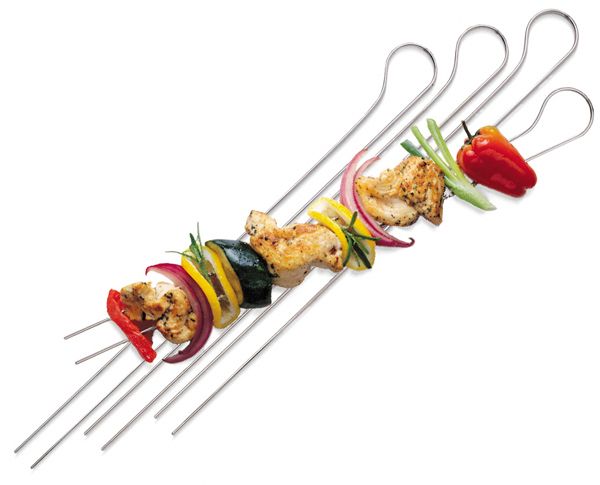 Barbecue skewers stainless steel