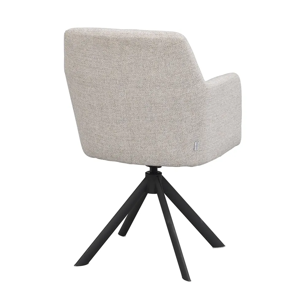Gladstone chair with armrests light beige