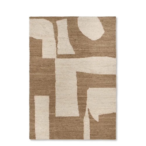 Piece Rug 200x300 cm - Off-white/Toffee