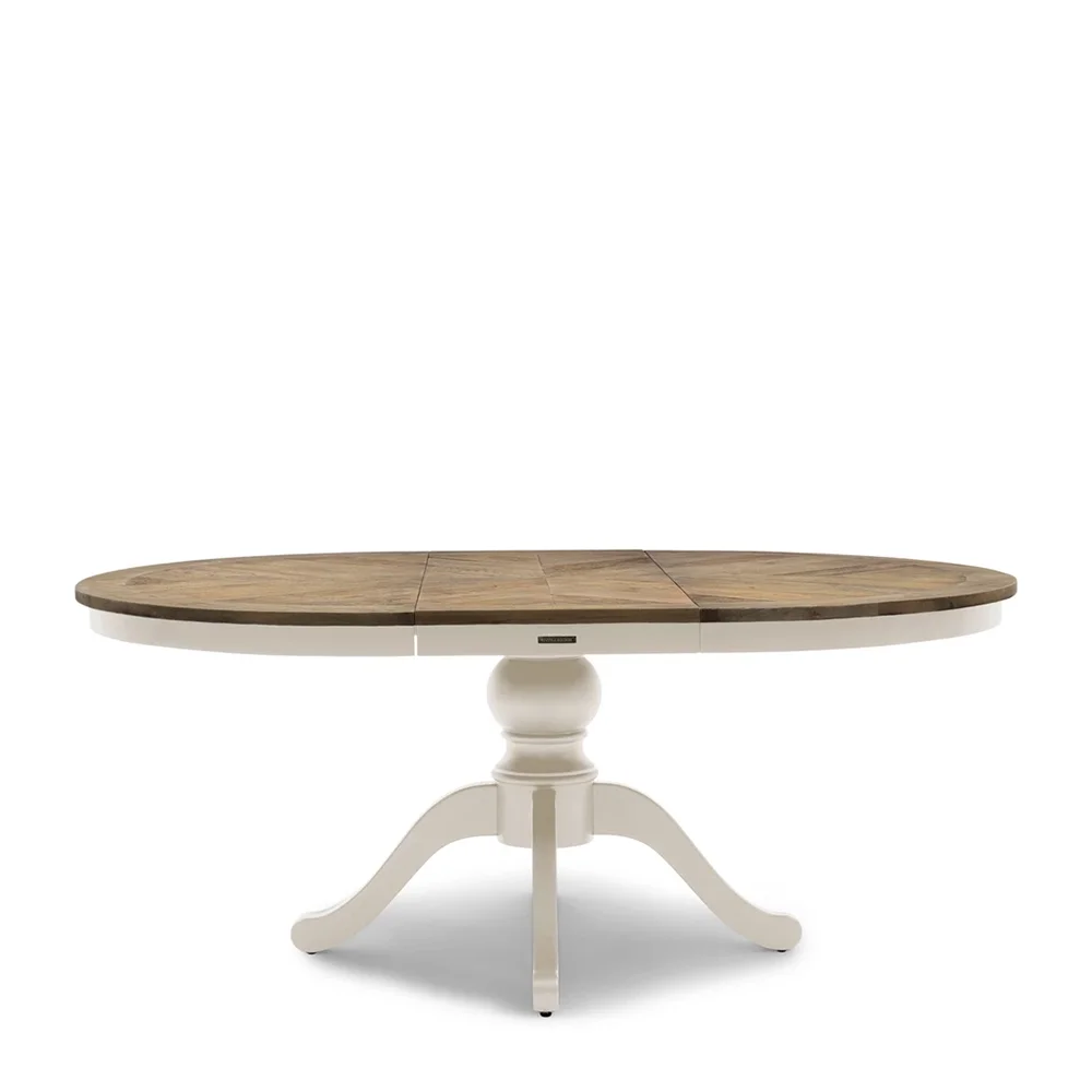  Le Marais extendable dining table Ø140 -190 cm white