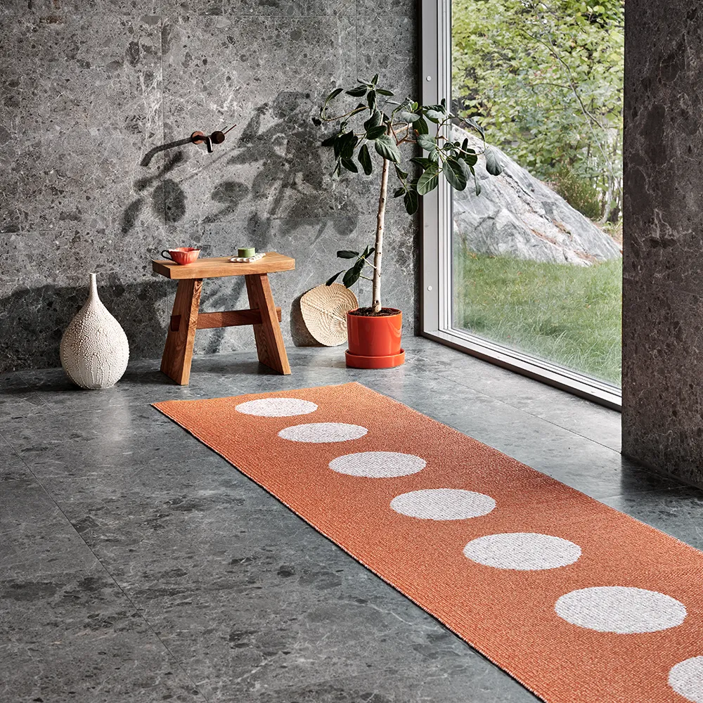 Vera Pop carpet Pale Orange/Pearl Pink 70 x 280cm