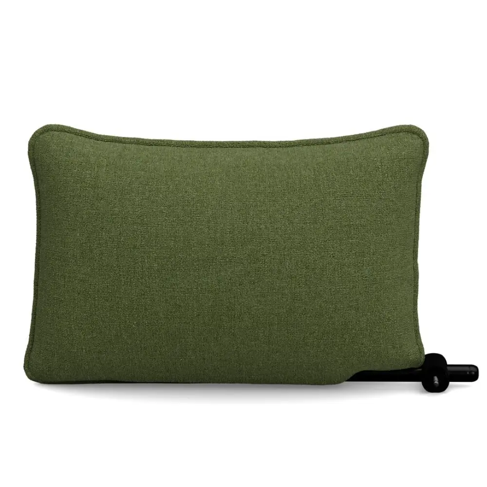 sumo armrest boucle recycled leaf green
