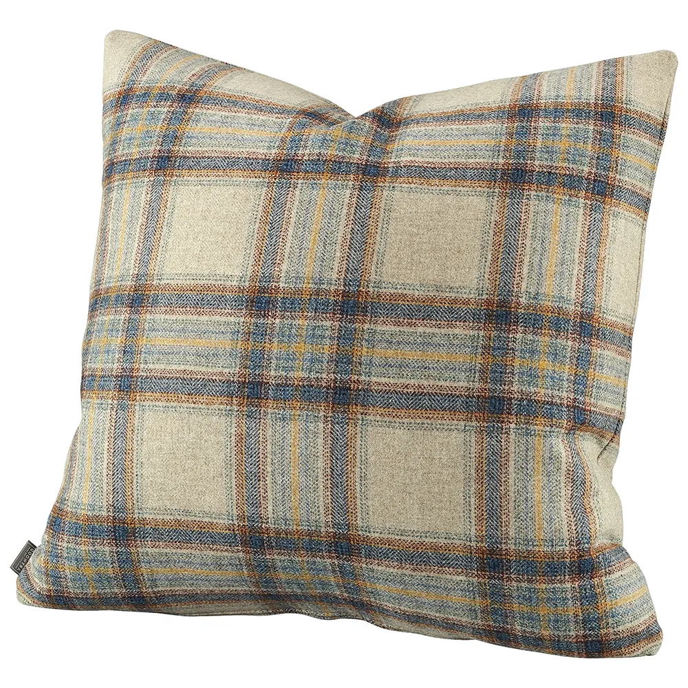 Glensdale Check Denim cushion cover 50x50 cm