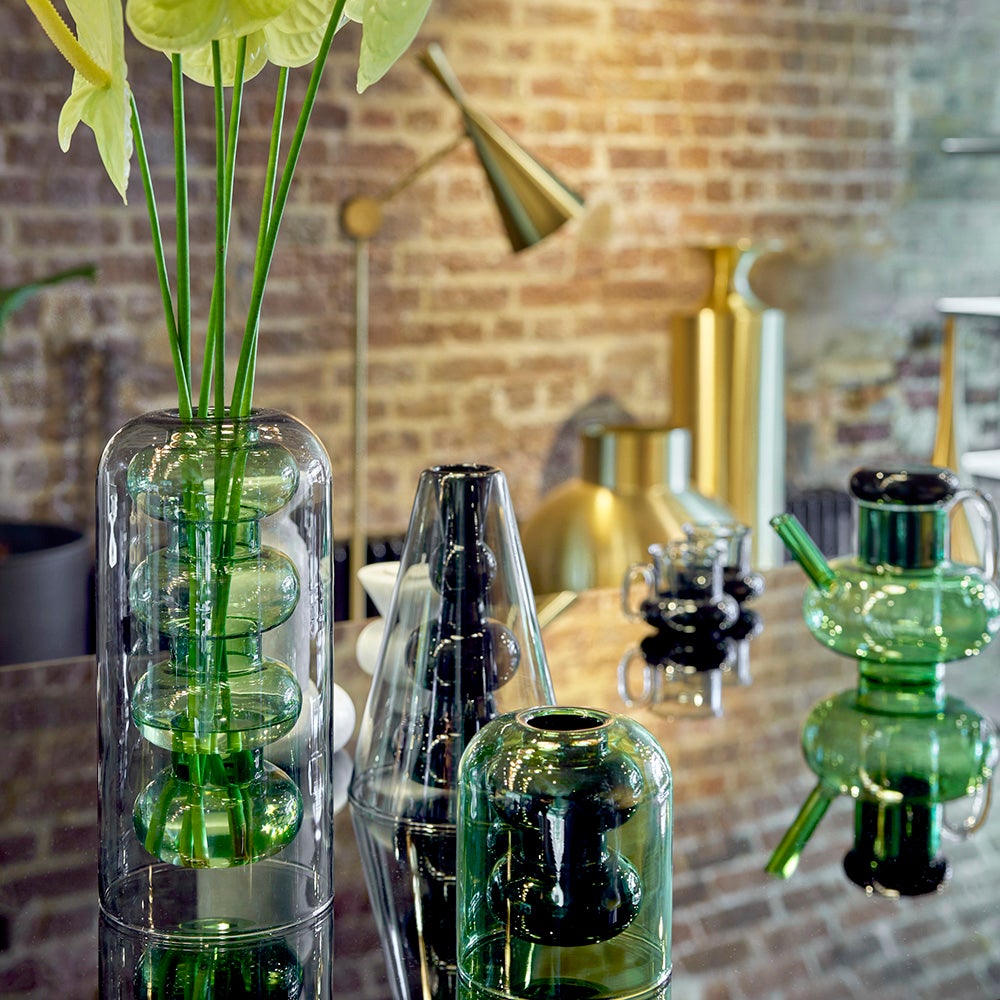 Bump Vase Tall Green