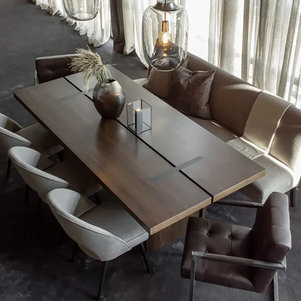 Maddox dining table brown