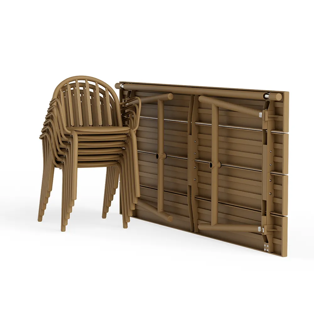 Fred'S Dining table 100x220 cm Mochaccino