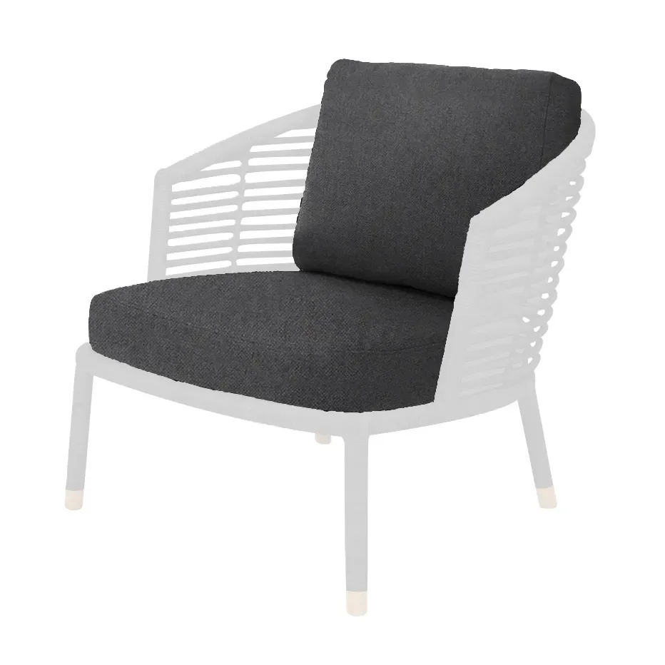 Moments/Sense lounge chair cushion INDOOR Dark grey