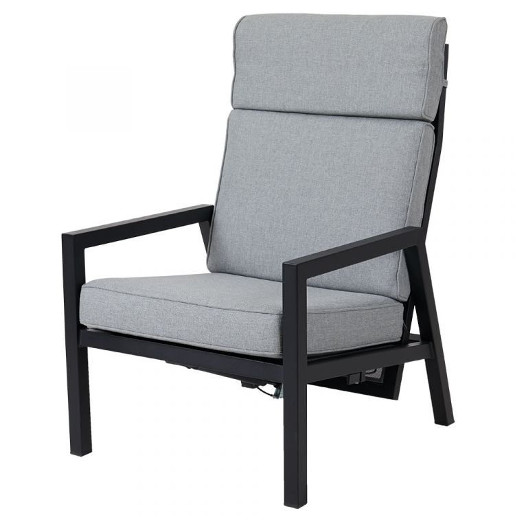 Belfort adjustable armchair high black