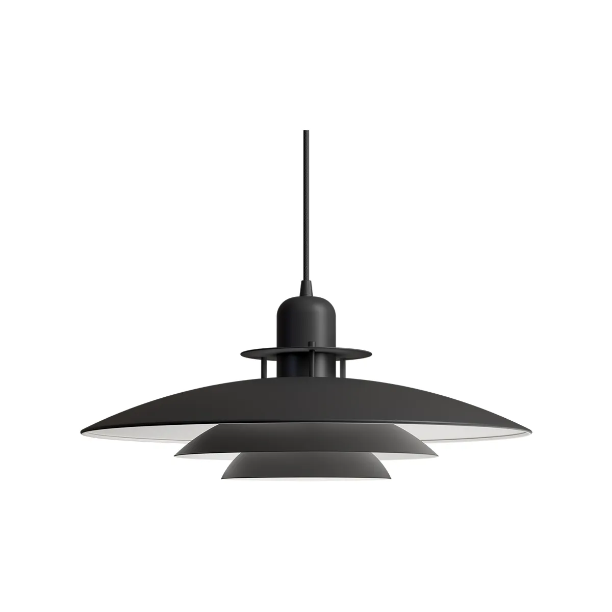 Primus V ceiling pendant Ø47.5 cm metal matt black