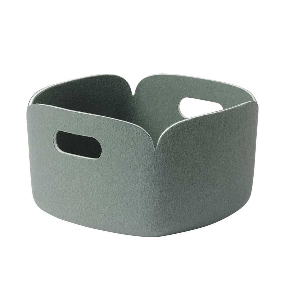 Restore Basket 28 x 28 cm - Dusty Green 