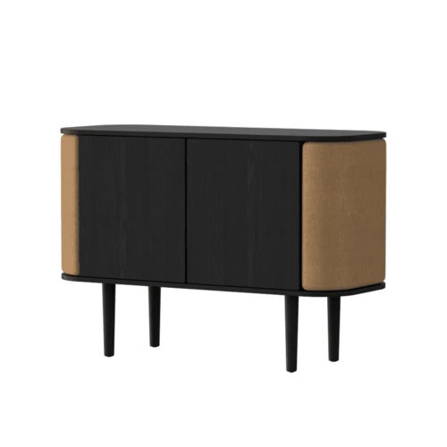 Treasures 2-door cabinet Black Oak/Sugar Brown