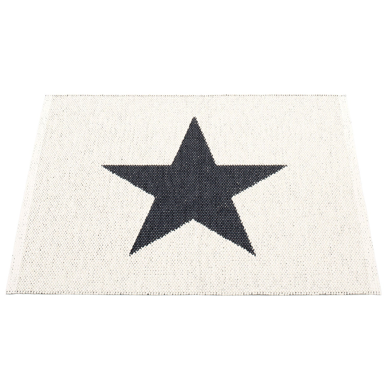 Viggo Carpet 70x90 cm small black / vanilla