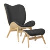 A Conversation Piece Ottoman Footstool Oak/Shadow