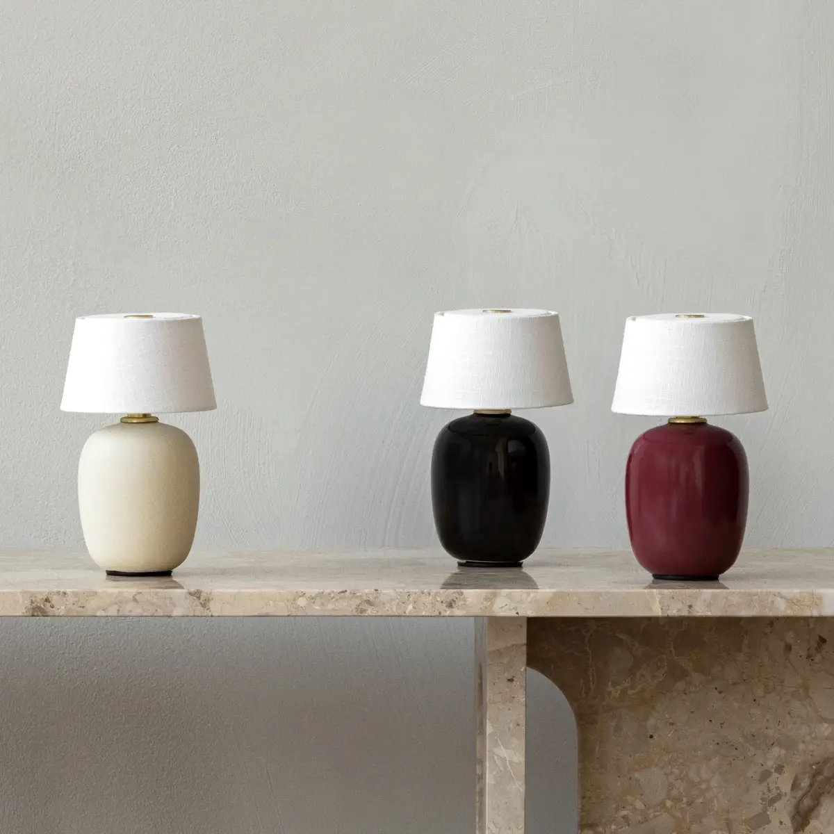 Torso Portable Lamp Black