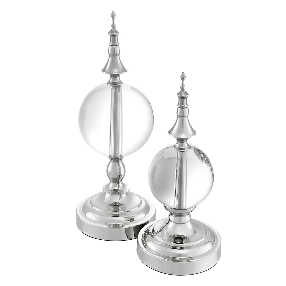 Zamora Nickel Finish Set of 2