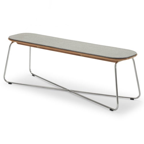 Lilium Bench Cushion Ash