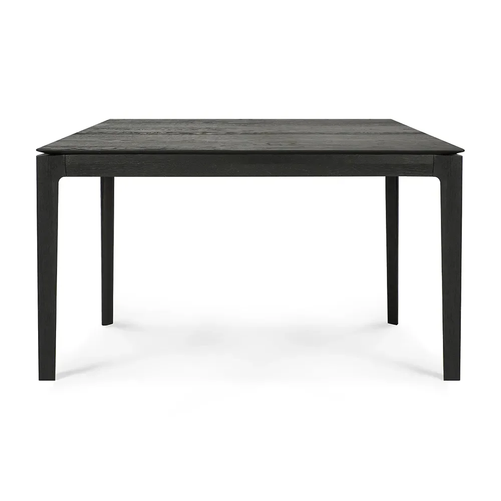 Bok Dining table 80x140 cm Black lacquered oak