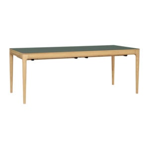 Heart'n'Soul Dining table 200/300x90x75 Oak/moss green
