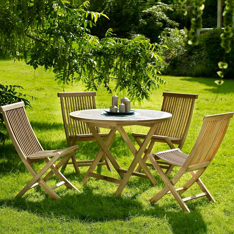 Turin dining chair natural teak