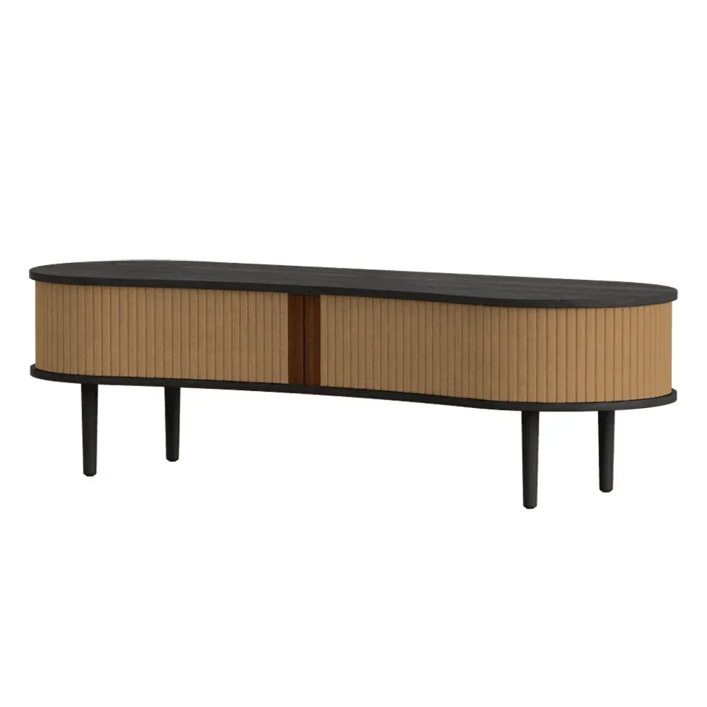  Audacious TV stand Black Oak/Sugar Brown