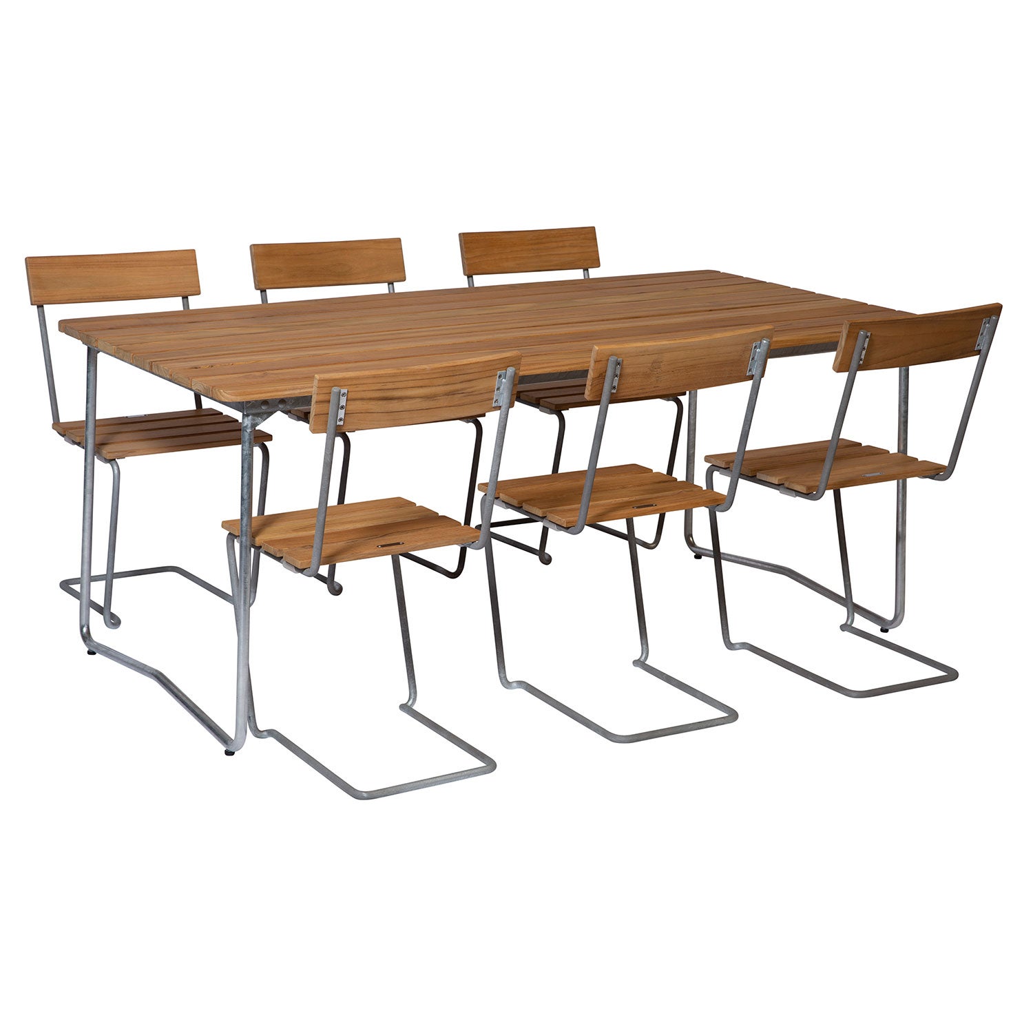Dining group W31 170 cm & Chair 1 Teak