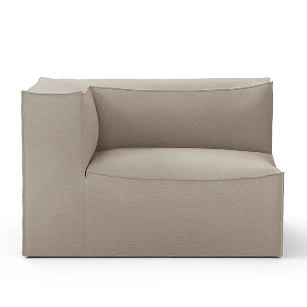 Catena Sofa Armrest Left S400  - Cotton Linen - Natural