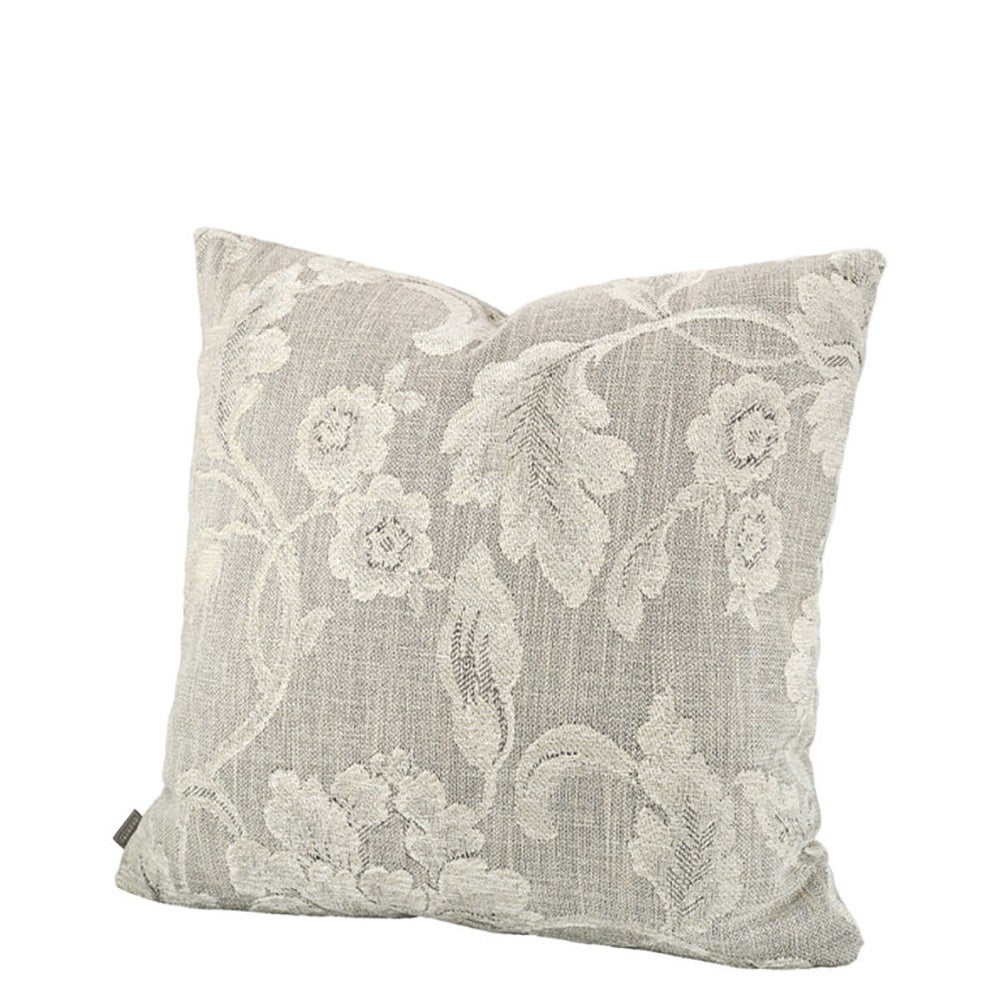 Serena Flower Cushion Cover 50x50 cm- Oyster