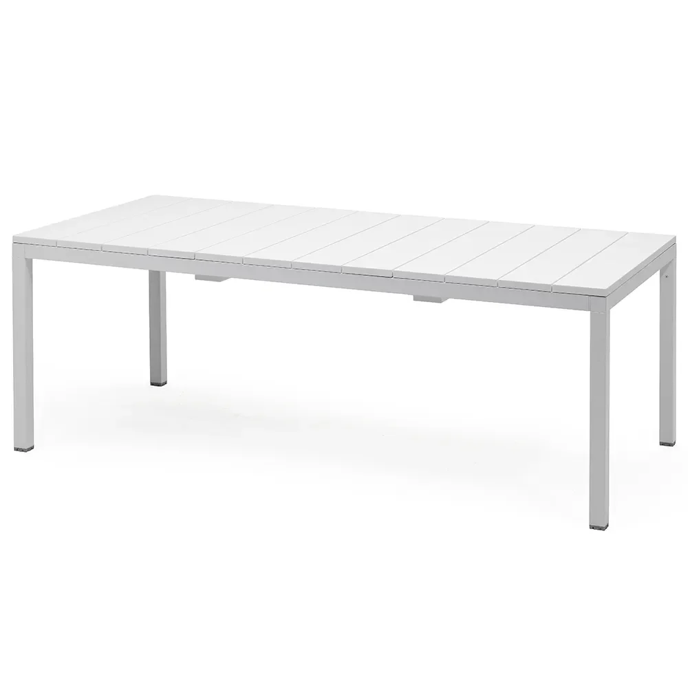 Rio Dining table 210/280x100cm White