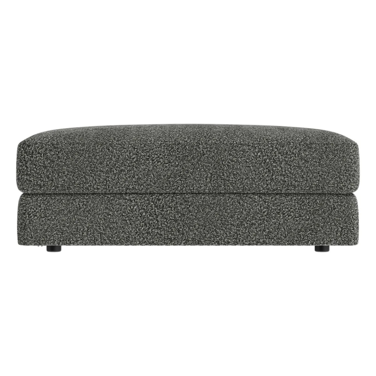 Reno footstool 112x55 cm Vega charcoal