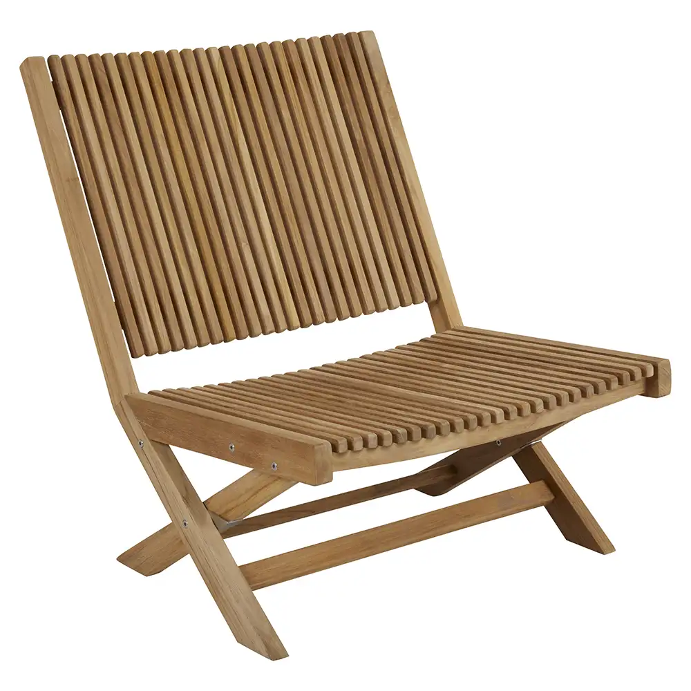 Julita teak lounge armchair