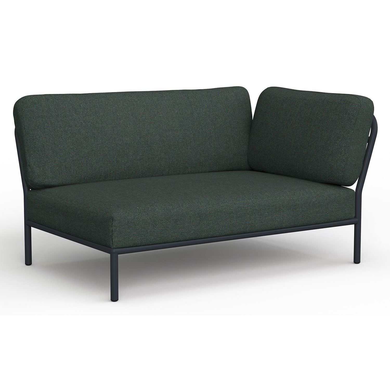 Level lounge sofa alpine heritage right corner aluminium