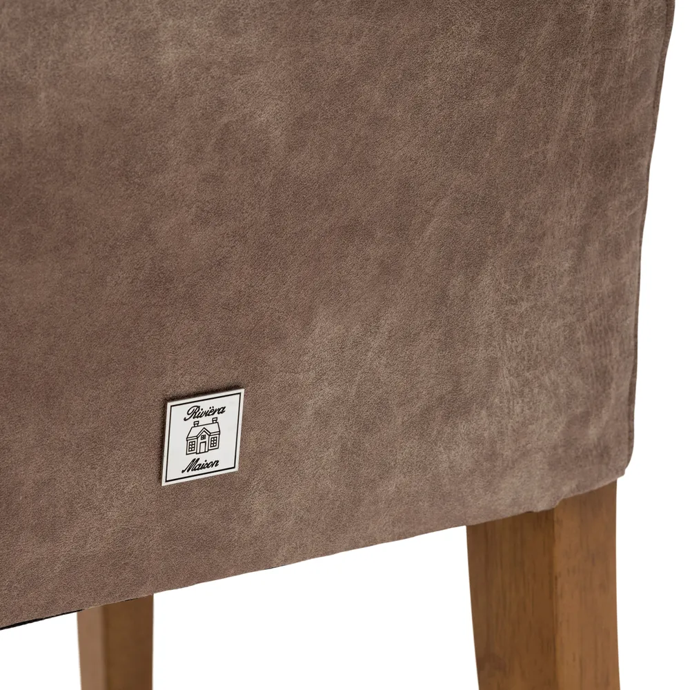  La Scala dining chair with armrests - camel