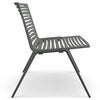 Zebra armchair Metallic Grey