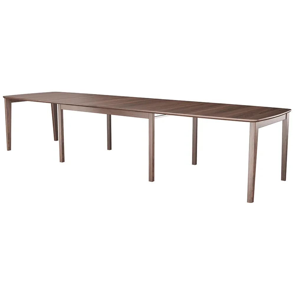SM107 Dining table 101x160-316-368 cm Lacquered walnut