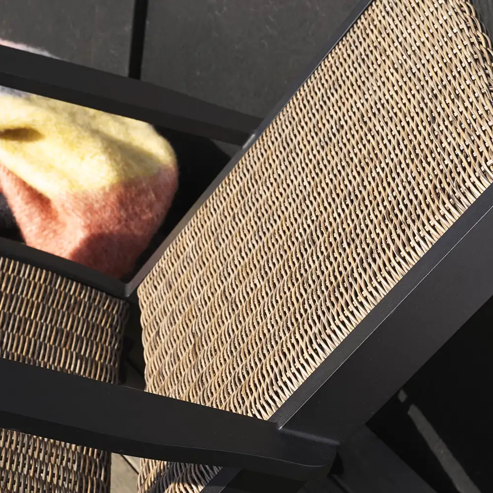 Kira armchair black/rustic