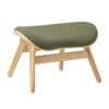A Conversation Piece Ottoman Footstool Oak/Morning Meadows