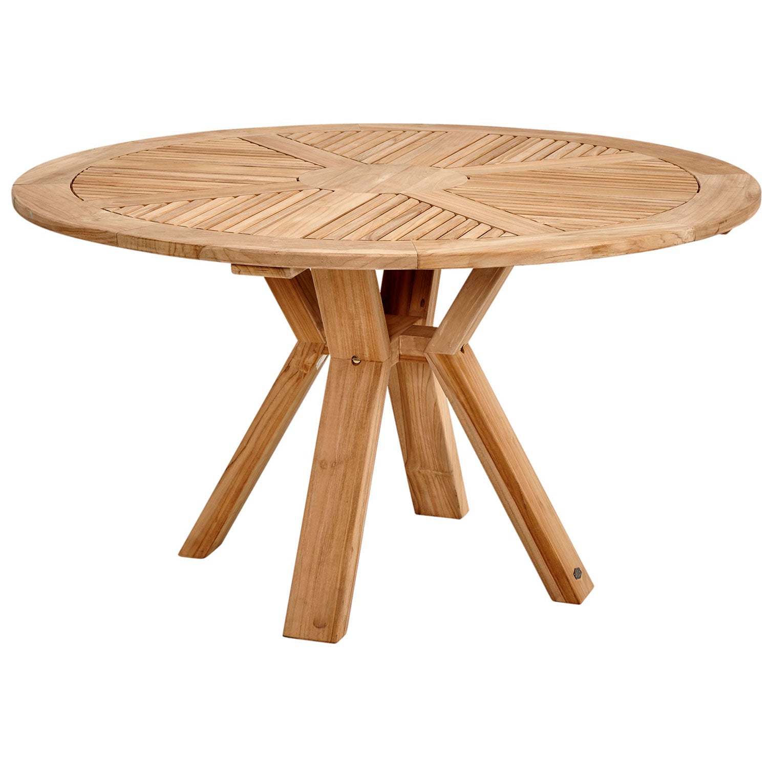 Circus dining table 130 cm natural teak