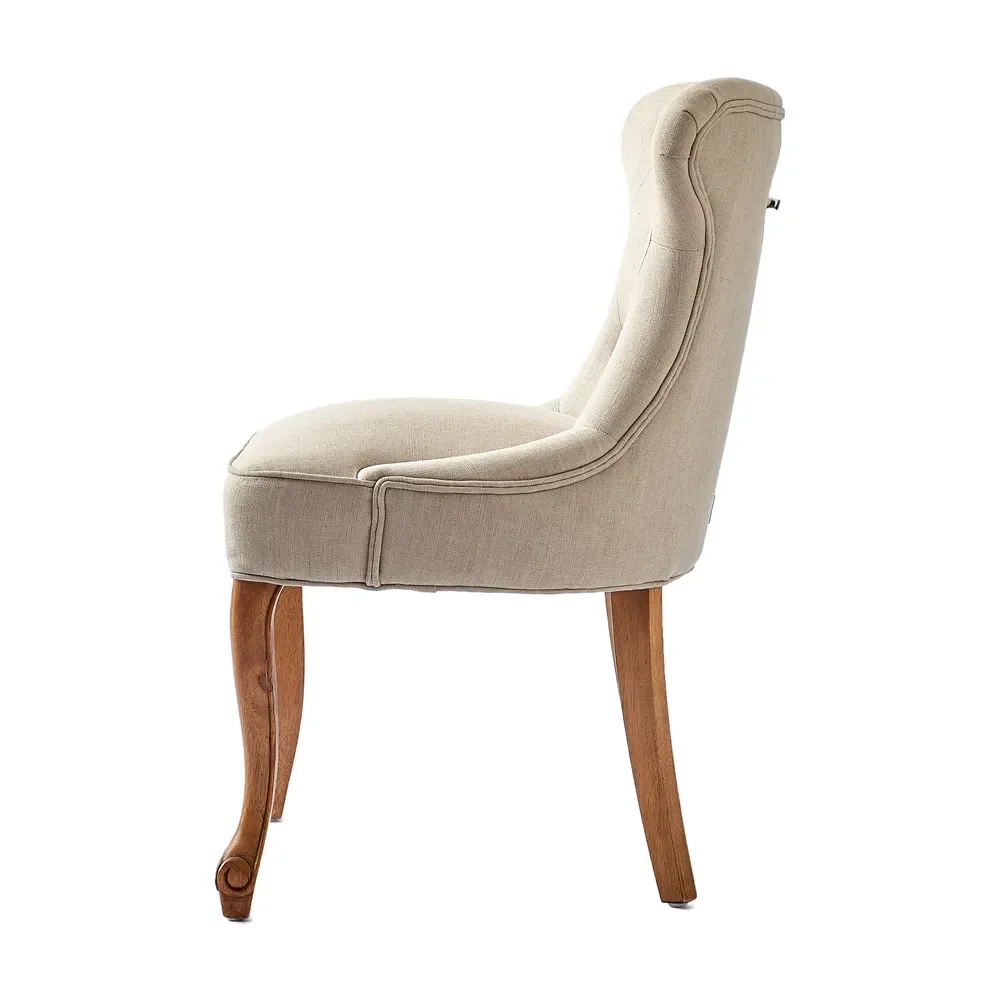George Dining Chair linen flax