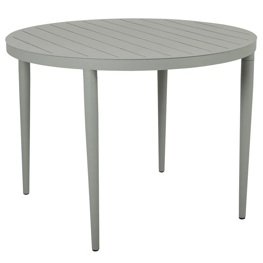Bigby Dining table Ø100 cm dusty green