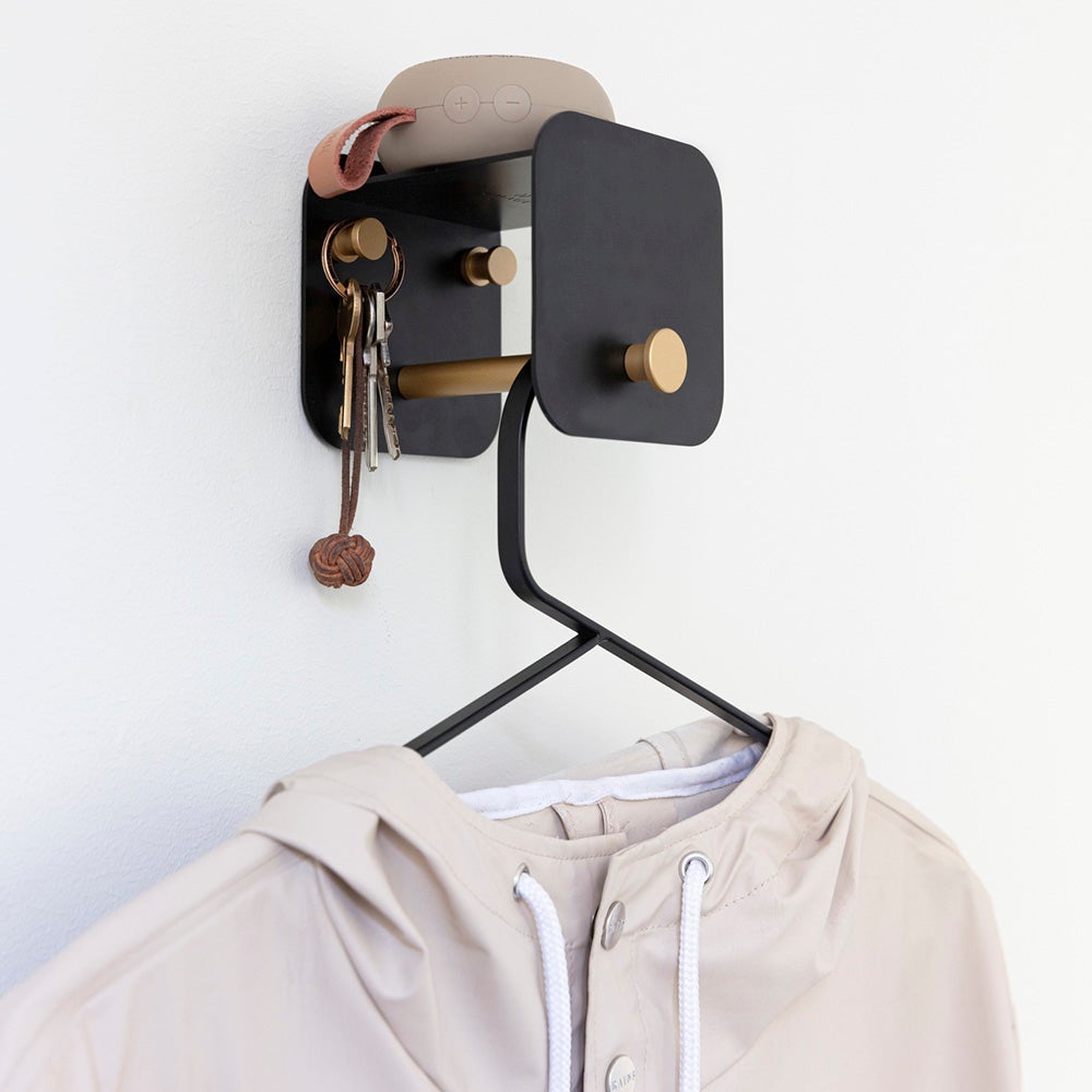 Hang In Wall hanger Black