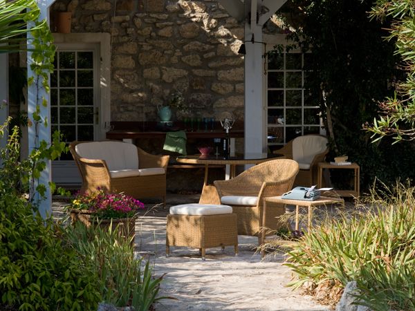 Lansing rattan armchair Natural