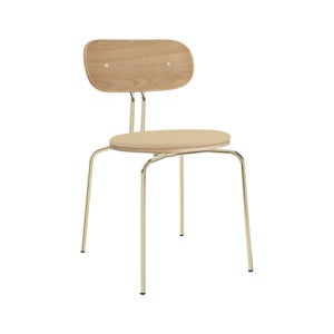 Curious Dining Chair Oak/Brass Summer Shine