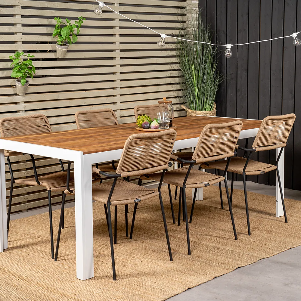 Lindos Armchair Latte 2-pack