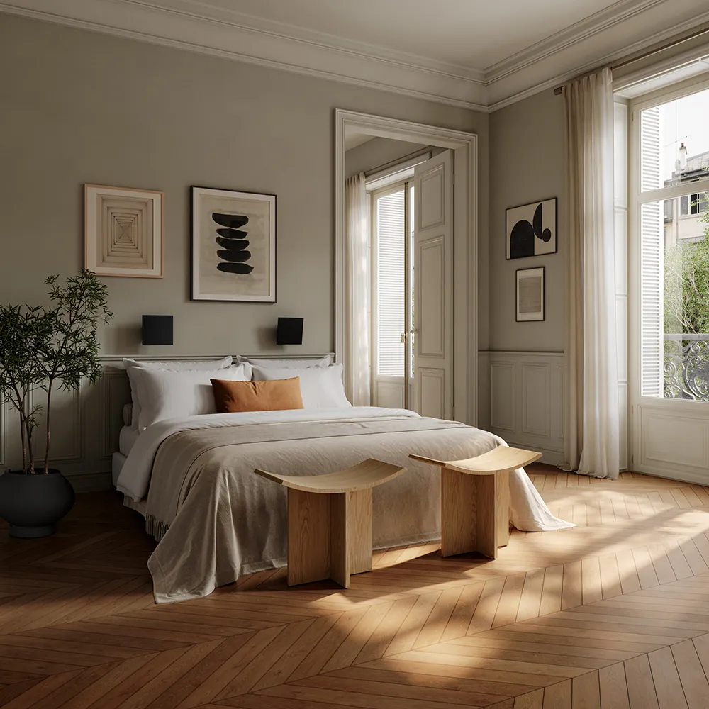 Brutus Stool - Natural Oak