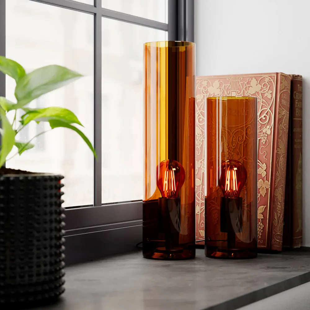 Flake table lamp 30cm Konjac