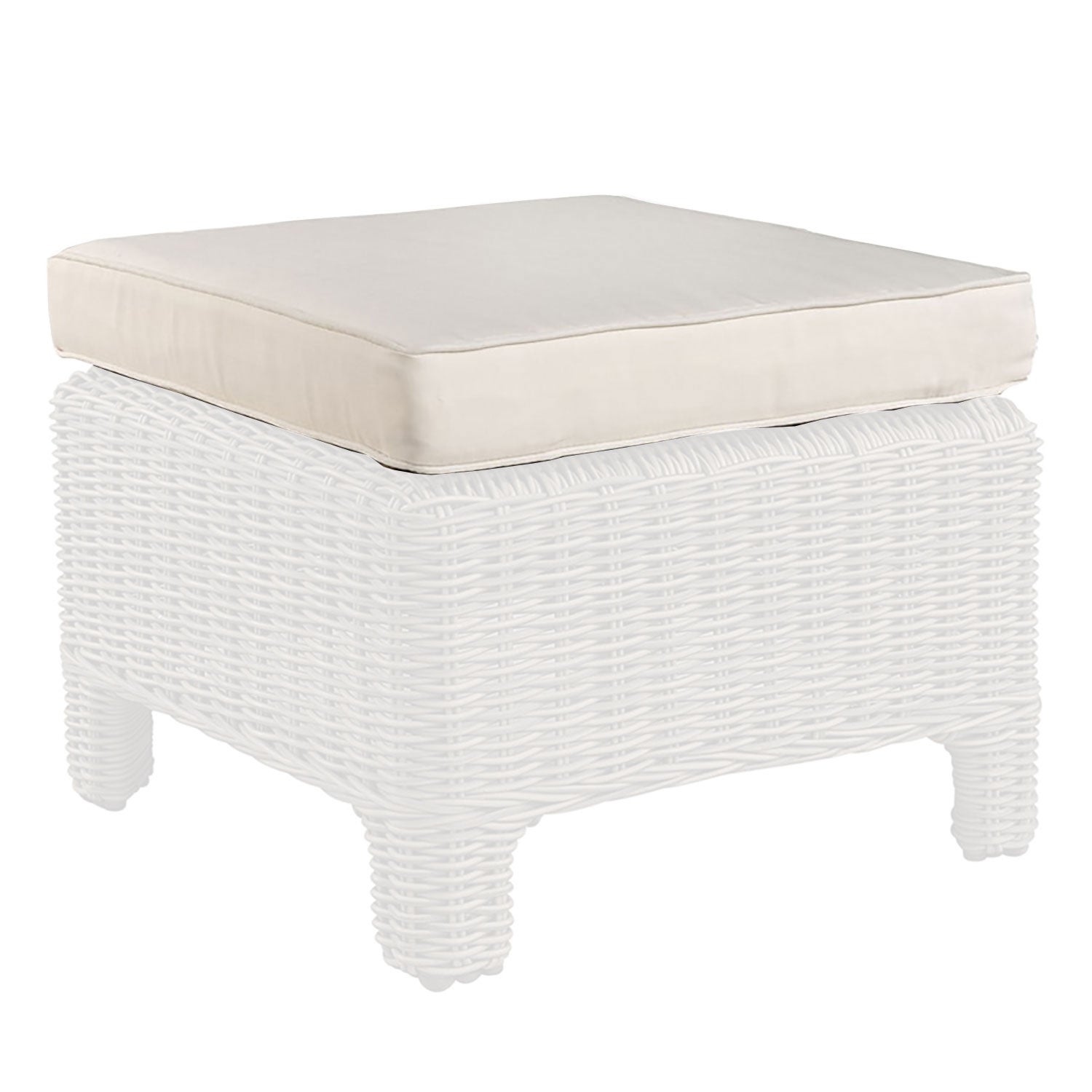 LAYTON Footstool cushion Natural
