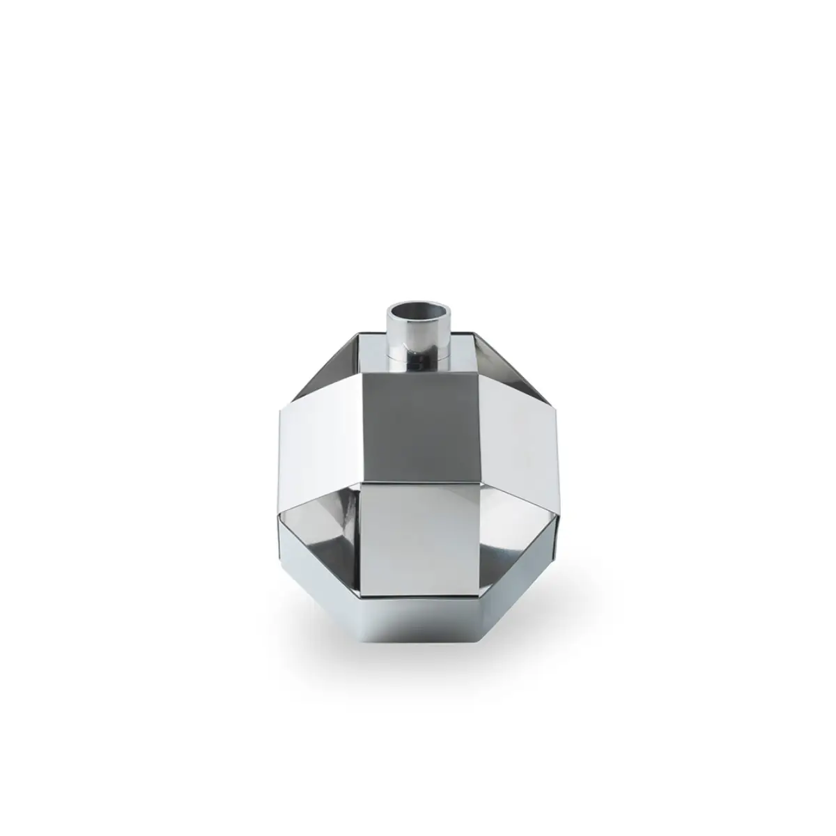Merkurius candle holder medium silver