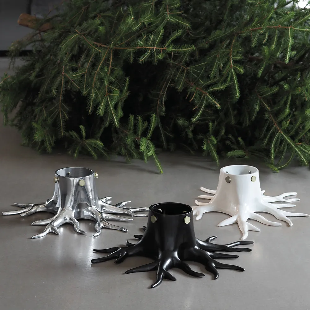 Christmas tree base Cream white