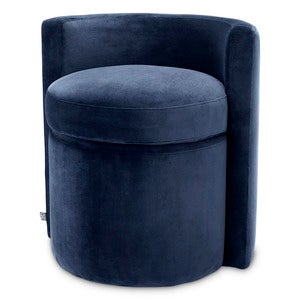 High Armchair Arcadia Savona midnight blue