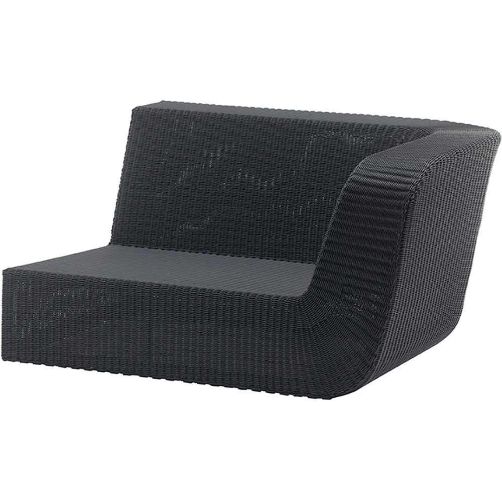 Savannah 2-Seater. Sofa Left Module Black